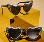 Birthday Queen with Colored Crystals Glasses